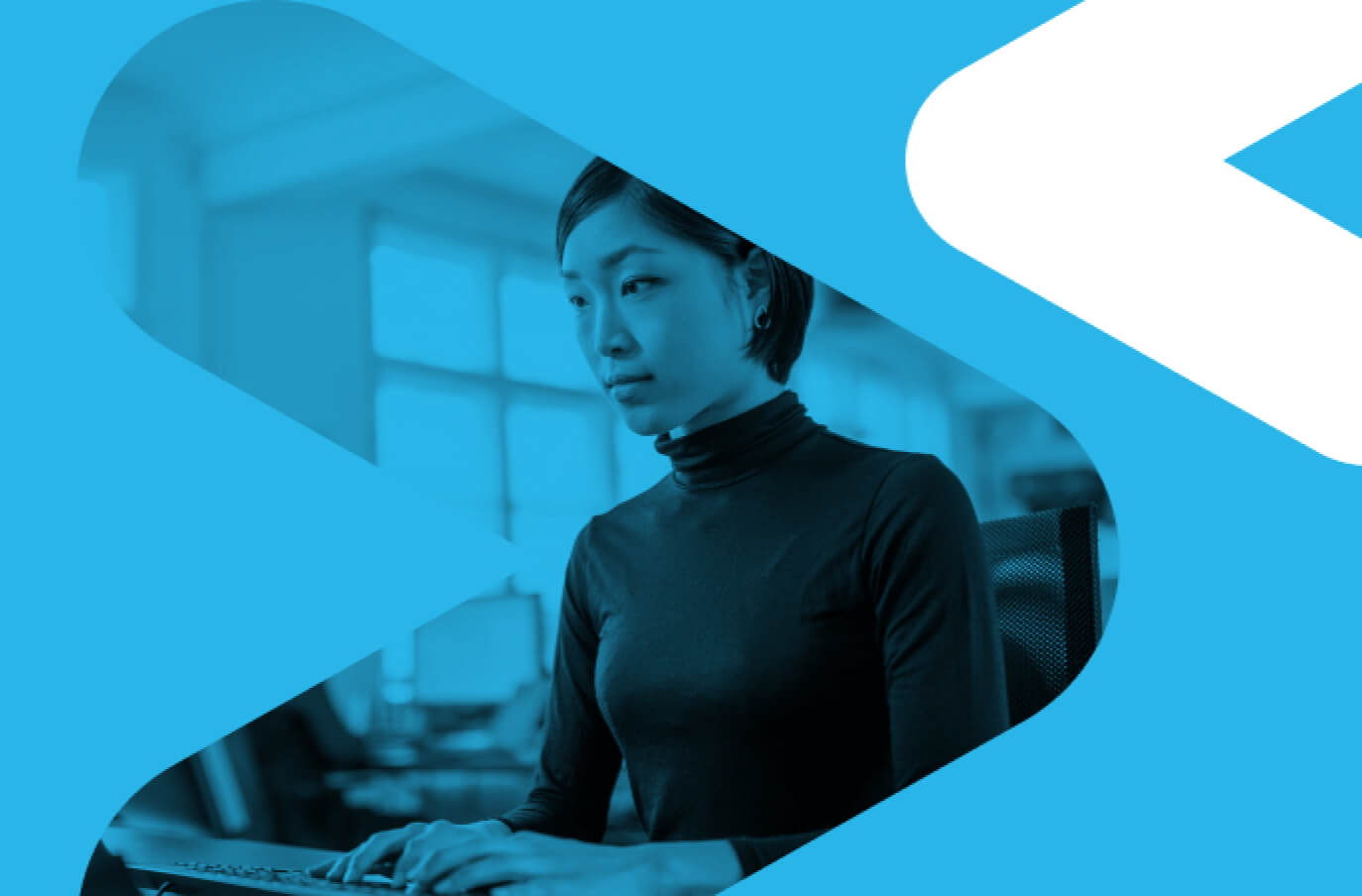 Cover art for a Snowflake Tech Talk titled "Batch and Streaming Data Ingestion Best Practices with Snowflake" featuring a picture of a woman working at a laptop.