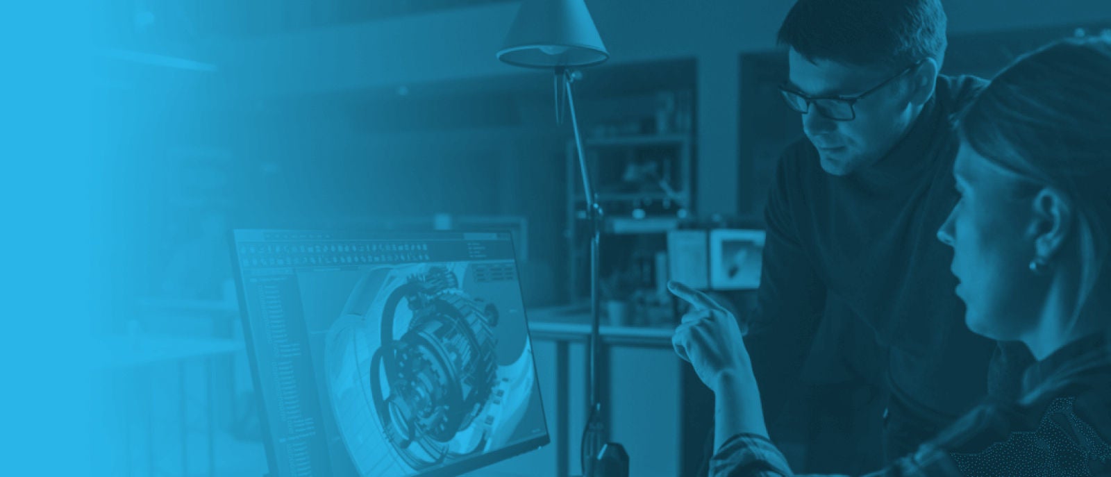 Person typing on computer