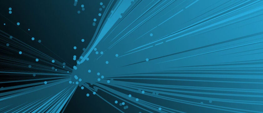 Abstract image of fiber optics