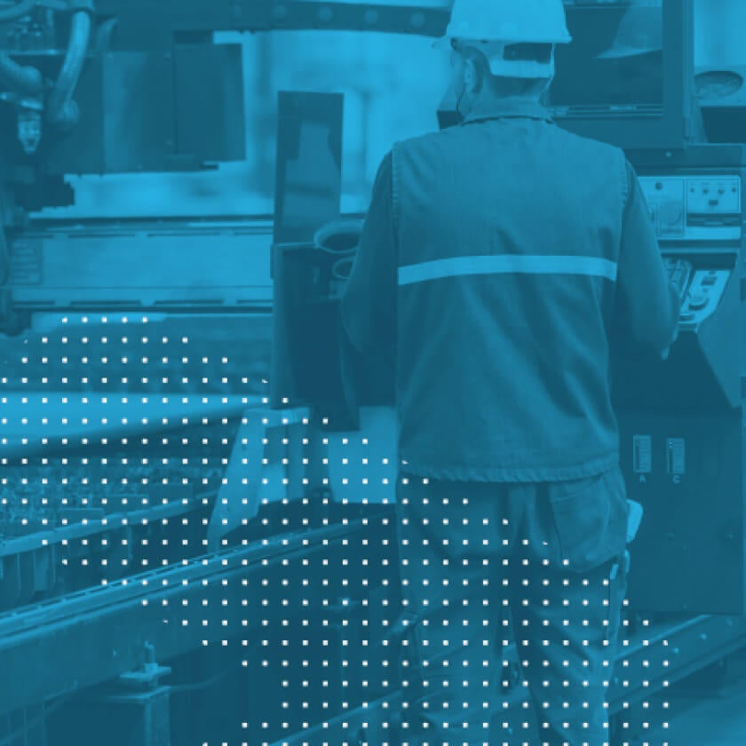  supply chain image with clue overlay and dotted visual