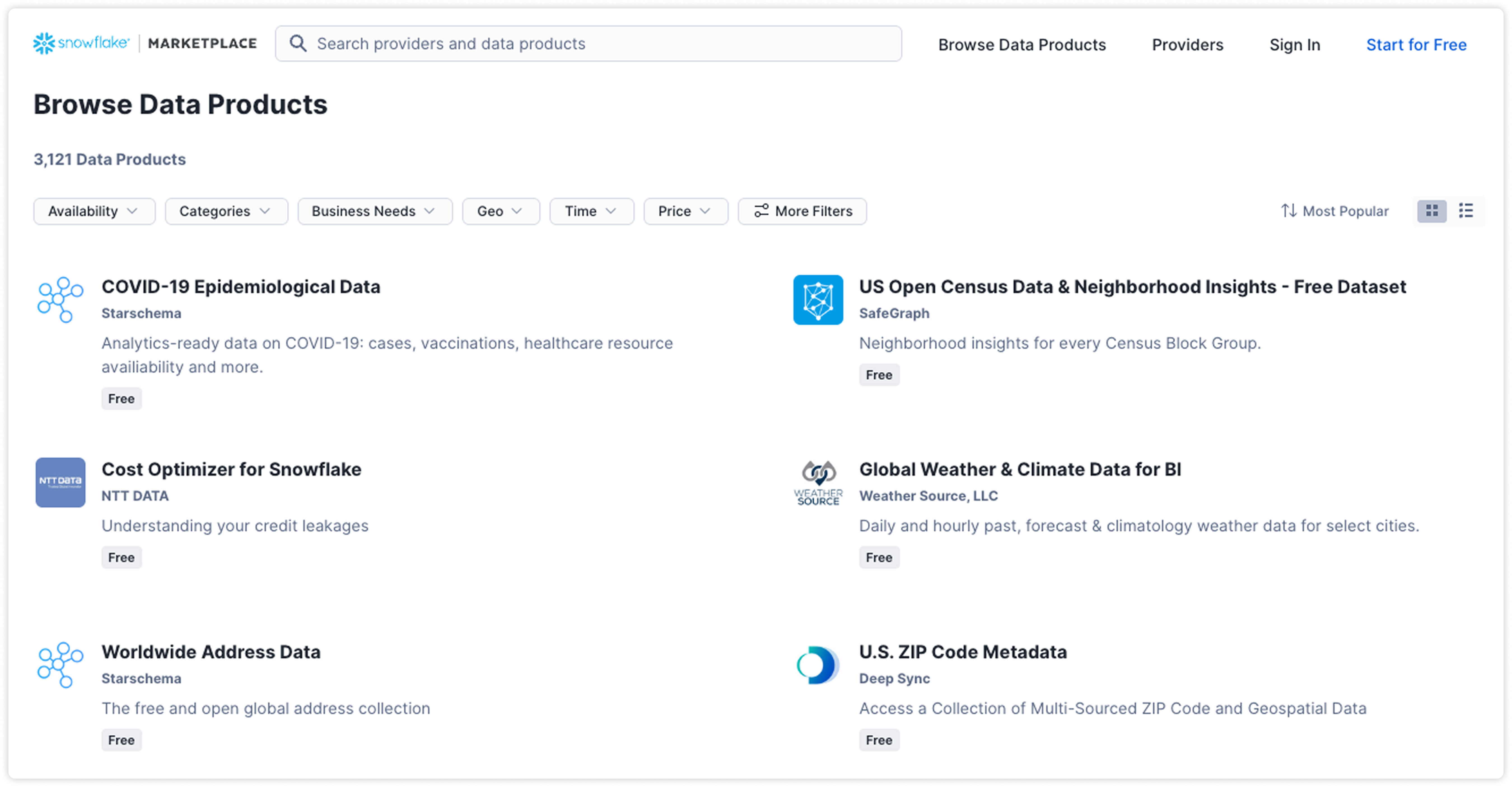 Marketplace screenshot