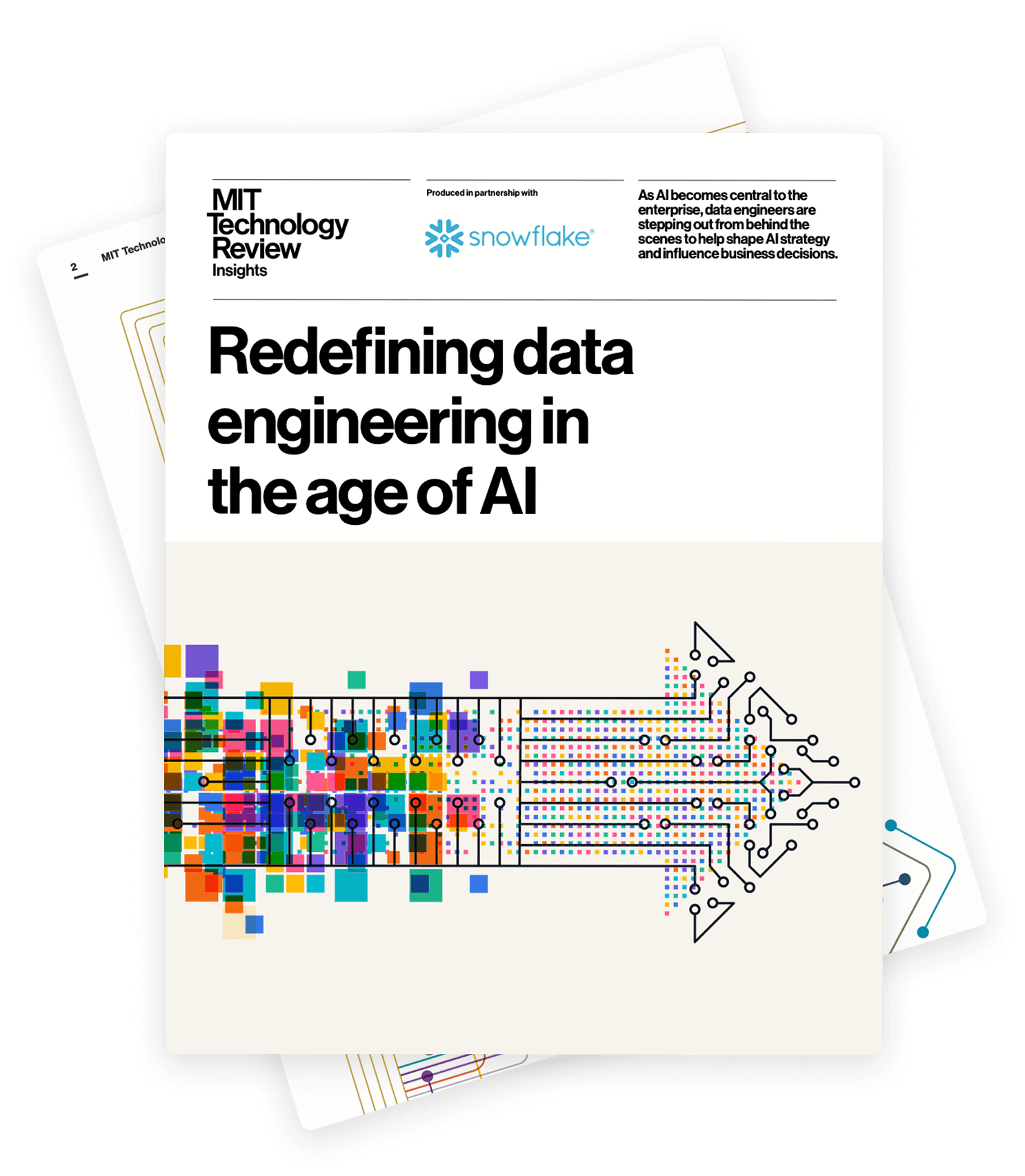 cover of redefining data engineering in the age of AI pdf