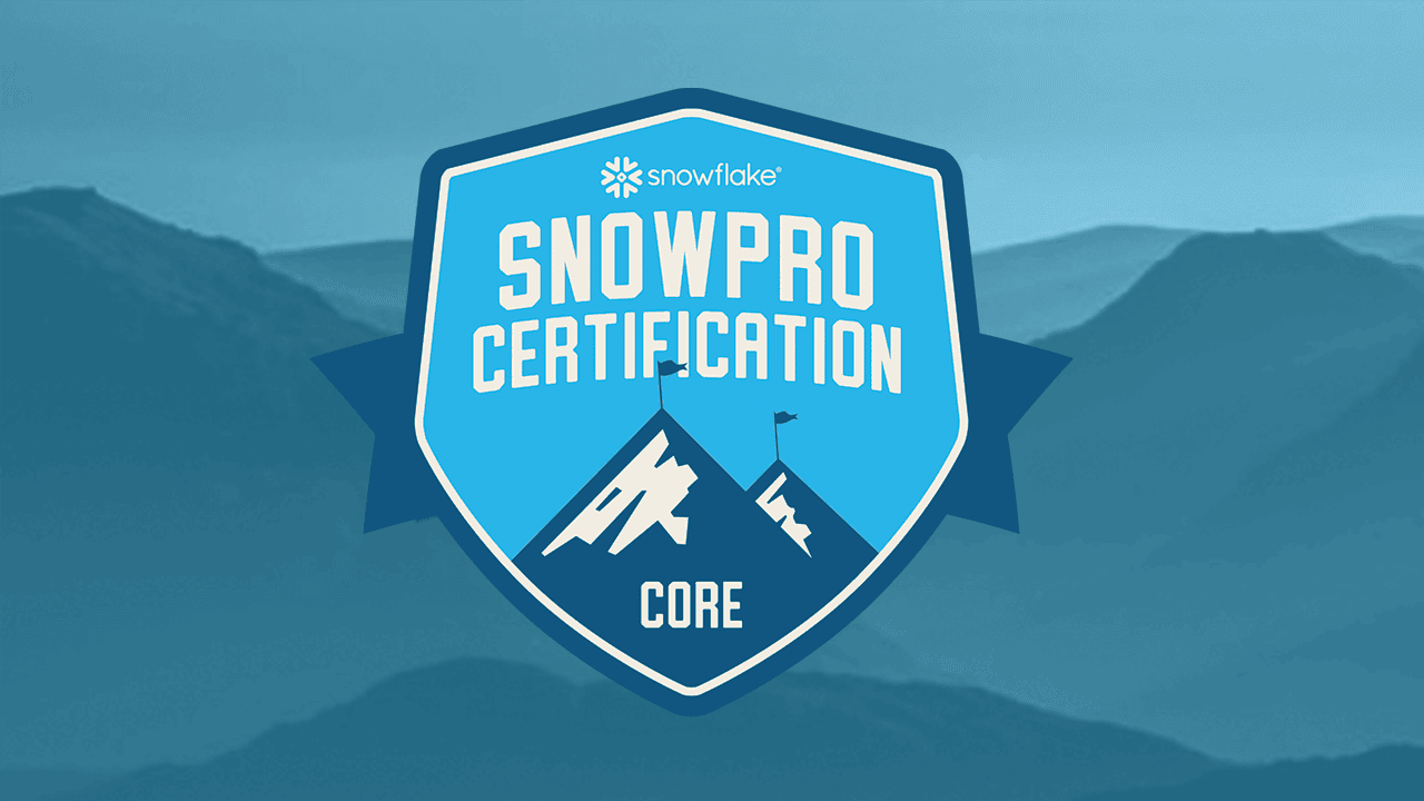 SnowPro Core Certification badge