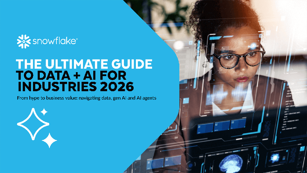 the ulitmate guide to data + ai for industries 2026 ebook cover