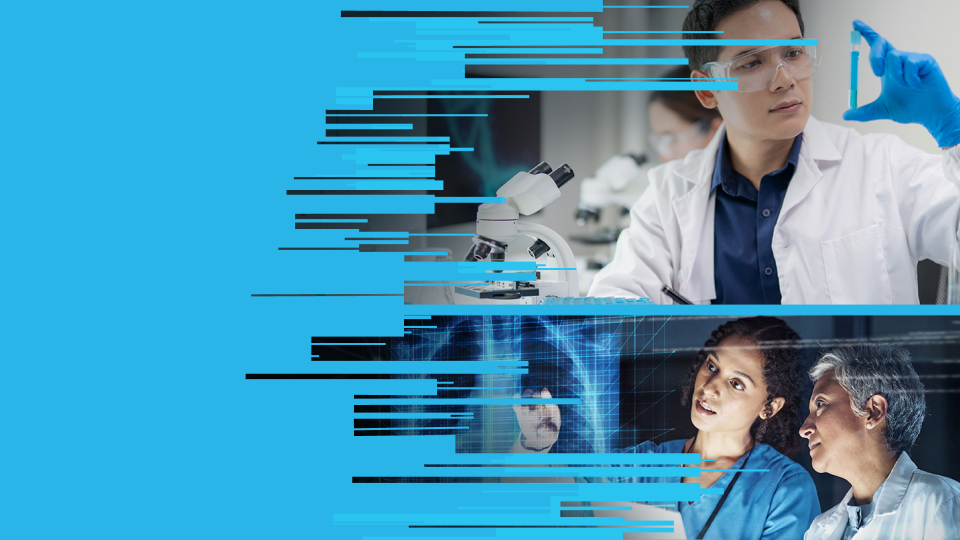 women in healthcare taking notes on chart